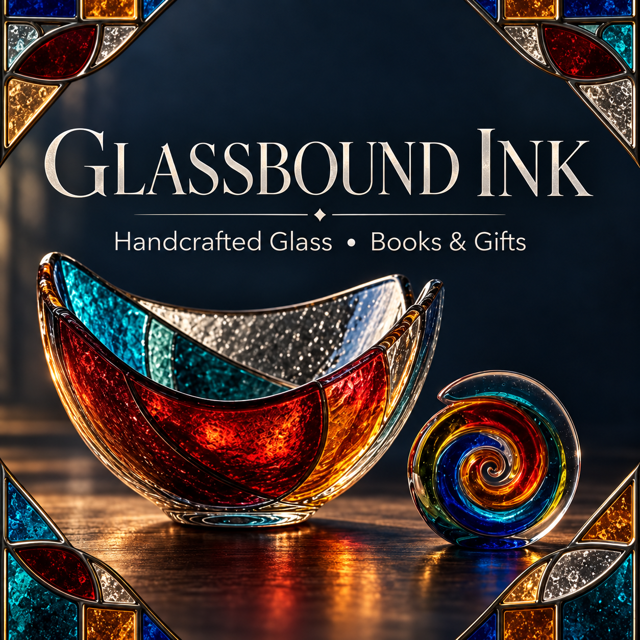 Glassbound Ink handmade glass art